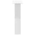 Miniatyrbilde 6 av 10: vidaXL Salongbordben X-formet 2 stk hvit 28 x (42-43) cm stål