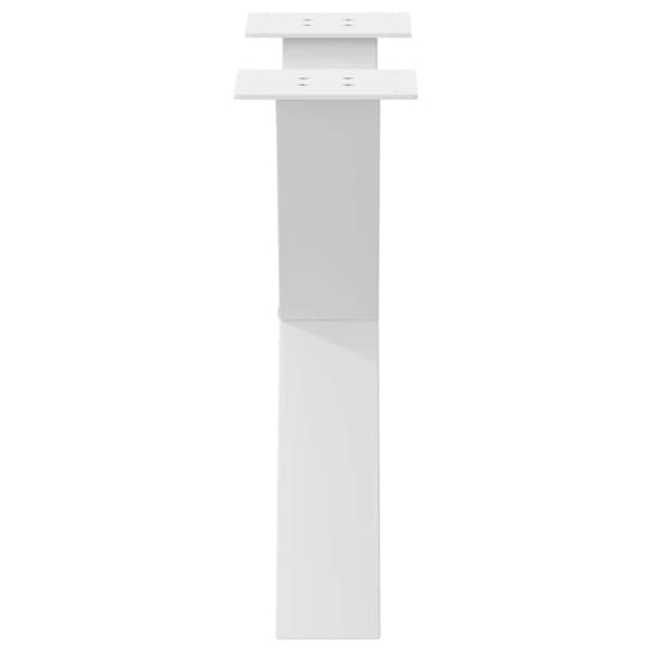 vidaXL Salongbordben X-formet 2 stk hvit 60 x (42-43) cm stål
