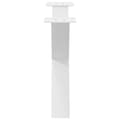 Miniatyrbilde 6 av 10: vidaXL Salongbordben X-formet 2 stk hvit 70 x (42-43) cm stål