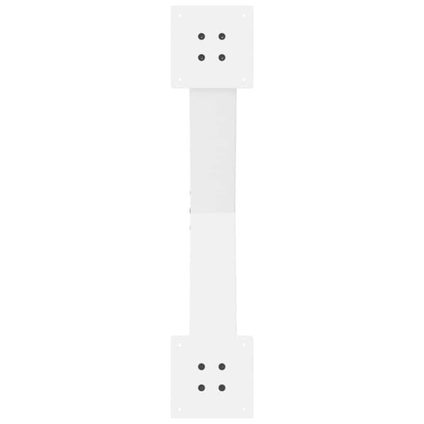 vidaXL Salongbordben X-formet 2 stk hvit 70 x (42-43) cm stål