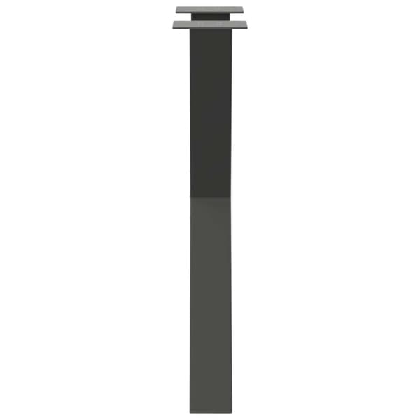 vidaXL Ruokapöydän jalat X-muotoiset 2 kpl Antrasiitti 50x(72-73) cm