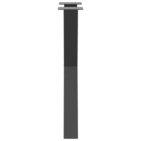 vidaXL Ruokapöydän jalat X-muotoiset 2 kpl Antrasiitti 60x(72-73) cm