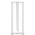 Miniatyrbilde 6 av 10: vidaXL Konsollbordben T-formet 2 stk hvit 38x25x(72-73) cm stål