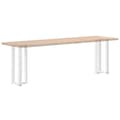 Miniatyrbilde 8 av 10: vidaXL Konsollbordben T-formet 2 stk hvit 38x25x(72-73) cm stål