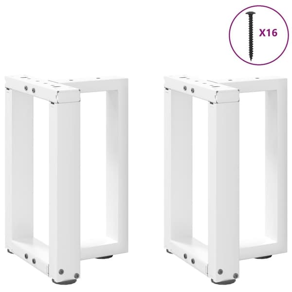 vidaXL Sohvapöydän jalat T-muotoiset 2 kpl 38x25x(42-43) cm teräs