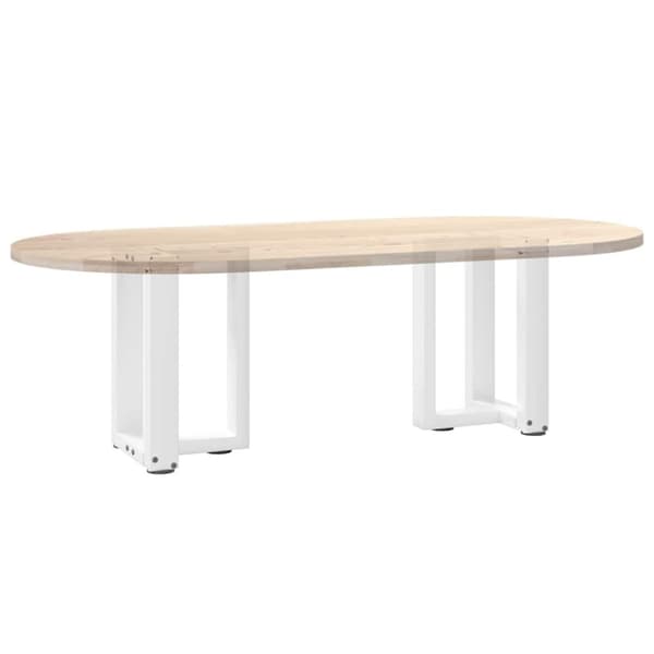 vidaXL Sohvapöydän jalat T-muotoiset 2 kpl 38x25x(42-43) cm teräs
