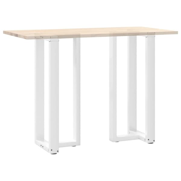 vidaXL Baaripöydän jalat T-muotoiset 2 kpl 50x35x(100-101) cm teräs