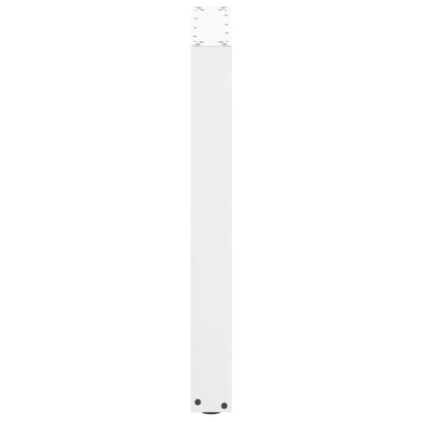 vidaXL ruokapöydän jalat U-muotoiset 2 kpl Valkoinen 70x(72-73) cm