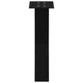 Pikkukuva 6 / 10: vidaXL Sohvapöydän jalat X-muotoiset 2 kpl musta 28x(42-43) cm teräs