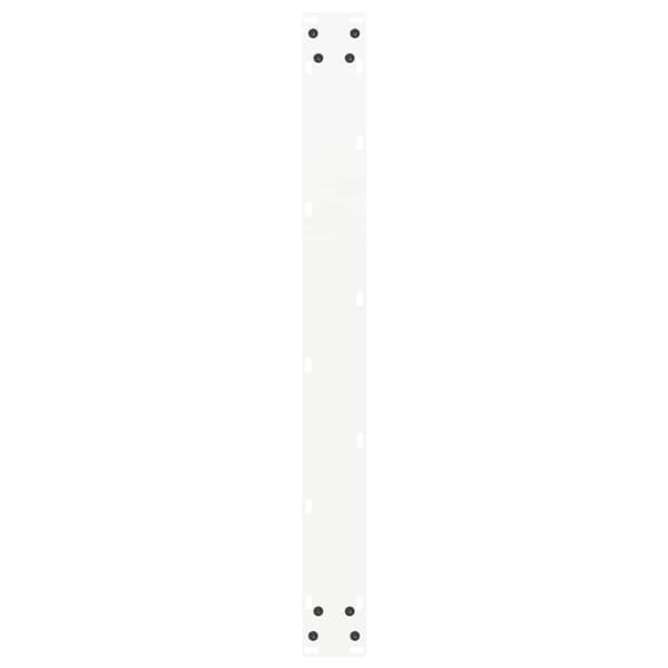 vidaXL ruokapöydän jalat U-muotoiset 2 kpl Valkoinen 90x(72-73) cm