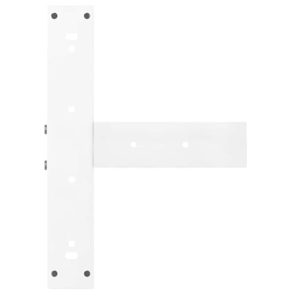 vidaXL Baaripöydän jalat T-muotoiset 2 kpl 40x35x(90-91) cm teräs