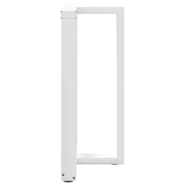 vidaXL barbordsben T-formet 2 stk 60x35x(90-91) cm stål hvid