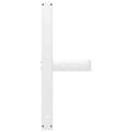 Pikkukuva 7 / 10: vidaXL Ruokapöydän jalat T-muotoiset 2 kpl valkoinen 100x35x(72-73) cm teräs