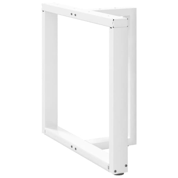 vidaXL ruokapöydän jalat T-muotoiset 2 kpl valkoinen 80x35x(72-73) cm
