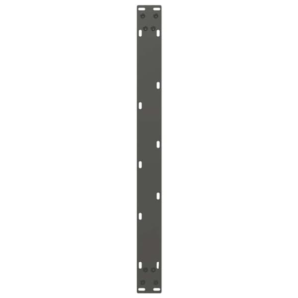 vidaXL sofabordben U-formet 2 stk. 70x(42-43) cm stål antracitgrå