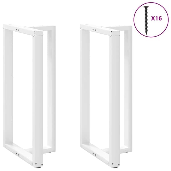 vidaXL Baaripöydän jalat T-muotoiset 2 kpl 60x35x(110-111) cm teräs