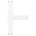 Pikkukuva 7 / 10: vidaXL Baaripöydän jalat T-muotoiset 2 kpl 60x35x(110-111) cm teräs