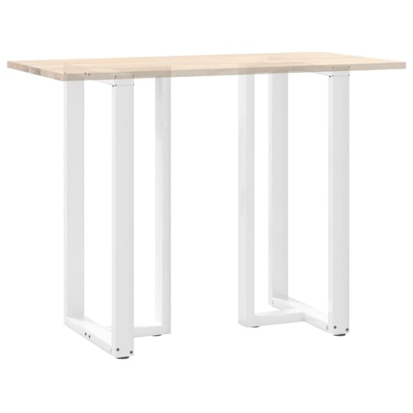 vidaXL Baaripöydän jalat T-muotoiset 2 kpl 60x35x(110-111) cm teräs