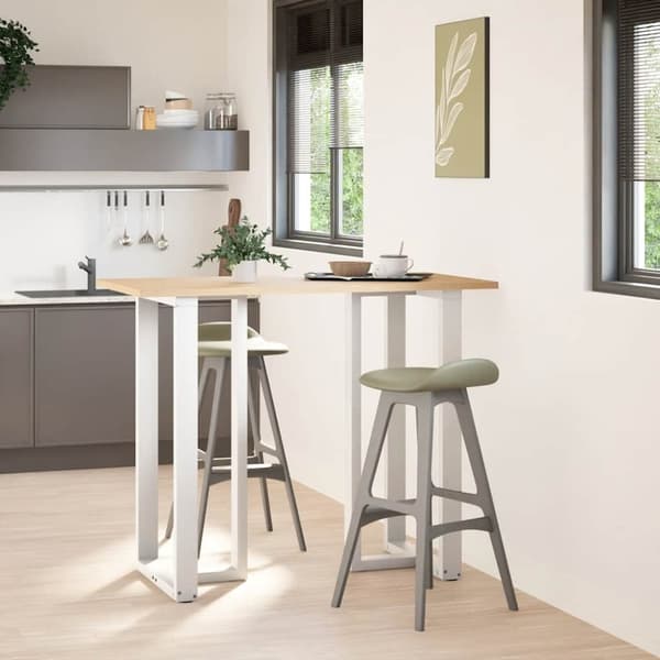 vidaXL Baaripöydän jalat T-muotoiset 2 kpl 60x35x(110-111) cm teräs