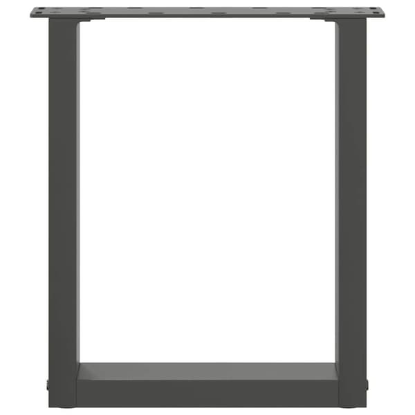 vidaXL sohvapöydän jalat U-muotoiset 2 kpl antrasiittia 38x(42-43) cm