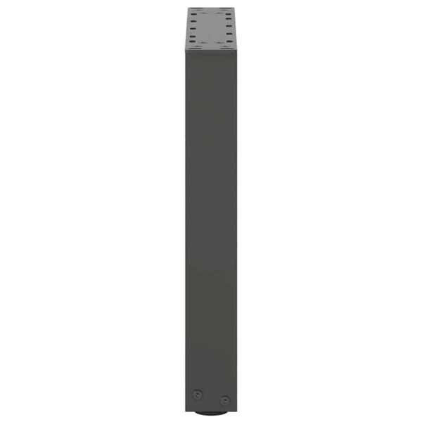 vidaXL sohvapöydän jalat U-muotoiset 2 kpl antrasiittia 38x(42-43) cm