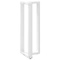Pikkukuva 4 / 10: vidaXL Baaripöydän jalat T-muotoiset 2 kpl valkoinen 40x35x(110-111) cm teräs