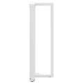 Pikkukuva 5 / 10: vidaXL Baaripöydän jalat T-muotoiset 2 kpl valkoinen 40x35x(110-111) cm teräs