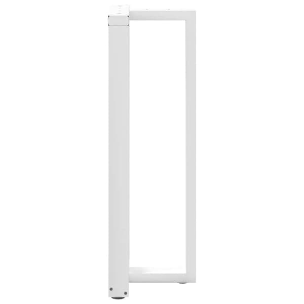 vidaXL Baaripöydän jalat T-muotoiset 2 kpl valkoinen 40x35x(110-111) cm teräs