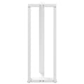 Pikkukuva 6 / 10: vidaXL Baaripöydän jalat T-muotoiset 2 kpl valkoinen 40x35x(110-111) cm teräs