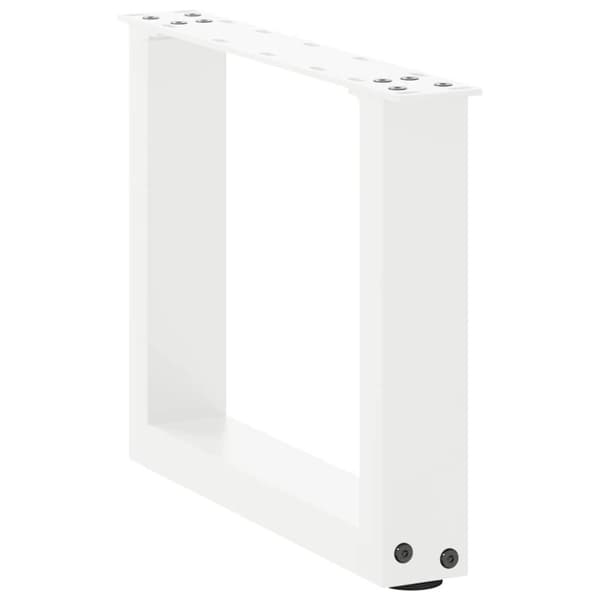 vidaXL sohvapöydän jalat U-muotoiset 2 kpl Valkoinen 40x(30-31) cm