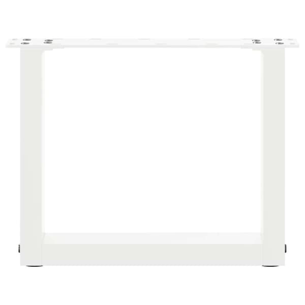 vidaXL sohvapöydän jalat U-muotoiset 2 kpl Valkoinen 40x(30-31) cm