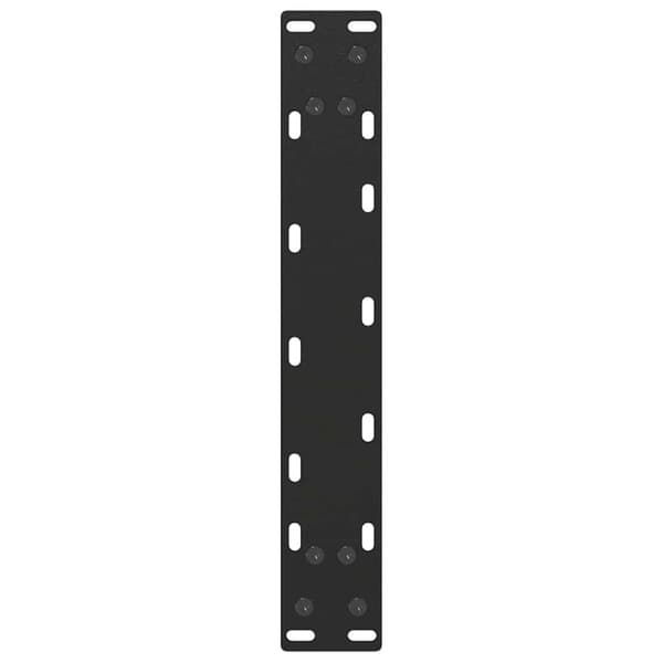 vidaXL sofabordben U-formet 2 stk. 28x(42-43) cm stål sort
