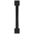 Pikkukuva 7 / 10: vidaXL Ruokapöydän jalat X-muotoiset 2 kpl musta 90x(72-73) cm teräs
