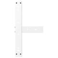 Pikkukuva 7 / 10: vidaXL Sohvapöydän jalat T-muotoiset 2 kpl valkoinen 40x25x(30-31) cm teräs