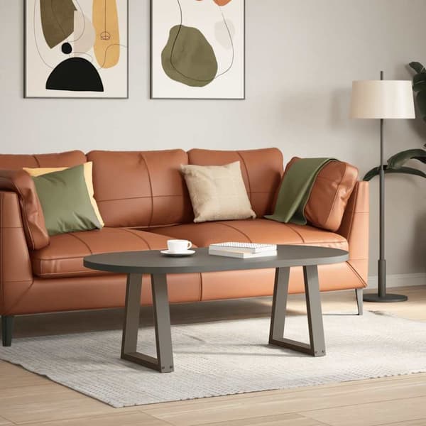 Matbordsben V-formade 2 st naturstål 28x(42-43,3) cm stål