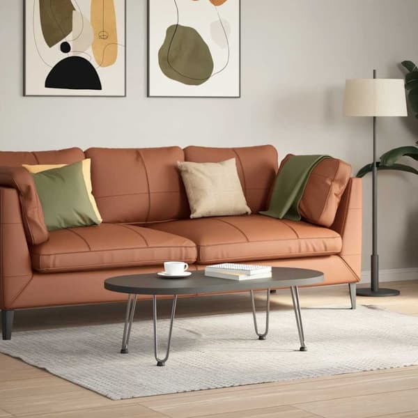 vidaXL Sohvapöydän hiusneulajalat 4 kpl luonnonteräs 30 cm täysteräs