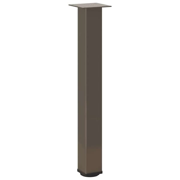 vidaXL Konsollbordben 4 stk naturstål 72–74 cm stål