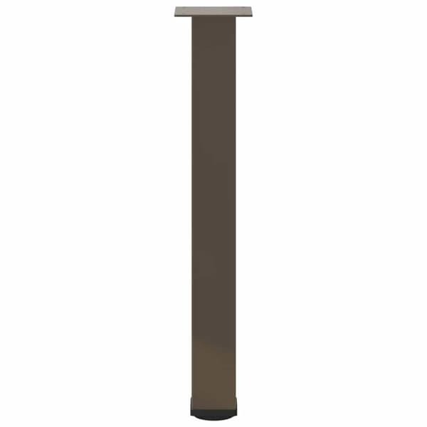 vidaXL Konsollbordben 4 stk naturstål 72–74 cm stål