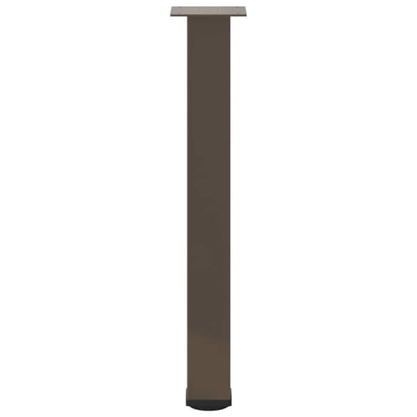 vidaXL Konsollbordben 4 stk naturstål 72–74 cm stål