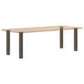 Miniatyrbilde 8 av 10: vidaXL Konsollbordben 4 stk naturstål 72–74 cm stål