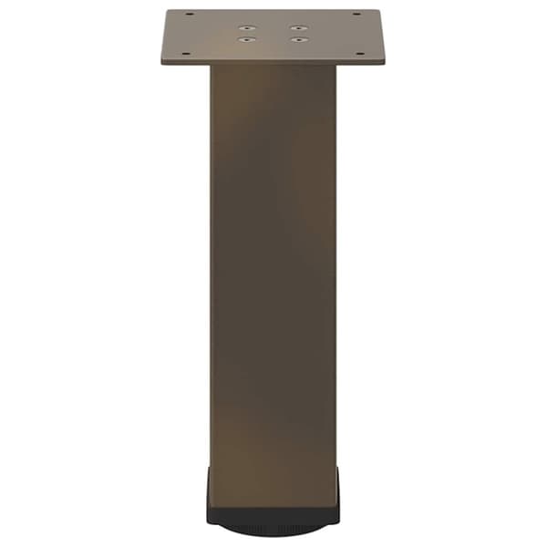vidaXL Salongbordben 4 stk naturstål 42–44 cm stål