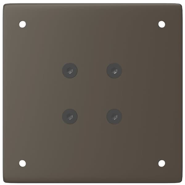 vidaXL Salongbordben 4 stk naturstål 42–44 cm stål