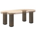 Miniatyrbilde 8 av 10: vidaXL Salongbordben 4 stk naturstål 42–44 cm stål