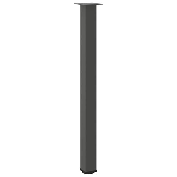 vidaXL sofabordben 4 stk. 110-112 cm stål antracitgrå