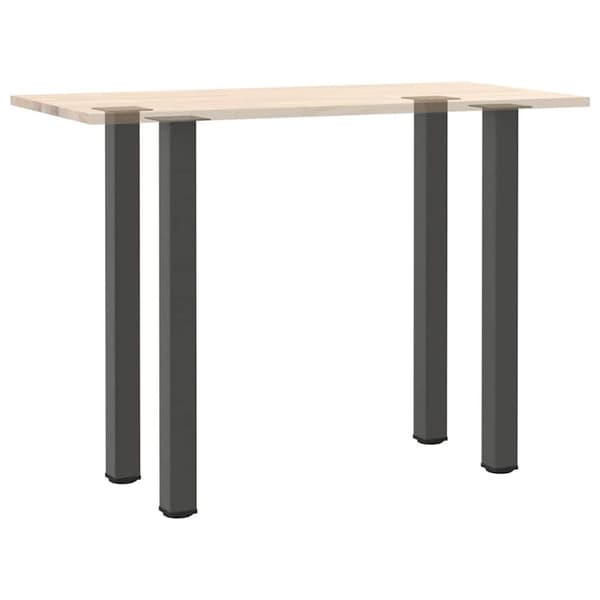 vidaXL sofabordben 4 stk. 110-112 cm stål antracitgrå