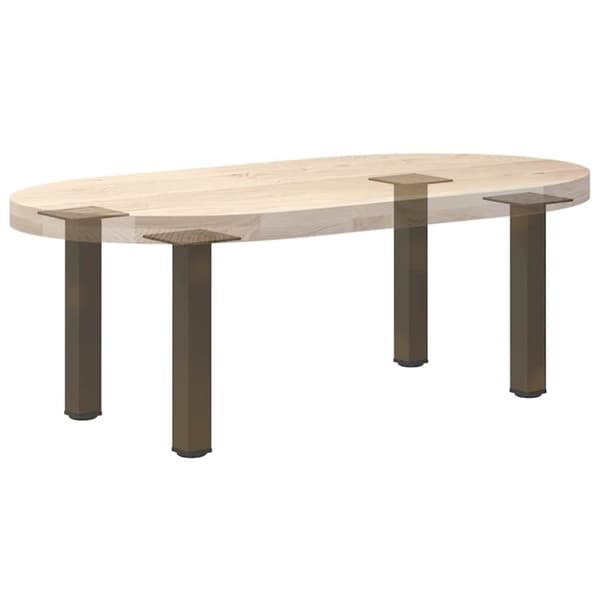 vidaXL sofabordben 4 stk. naturstål 30-32 cm stål