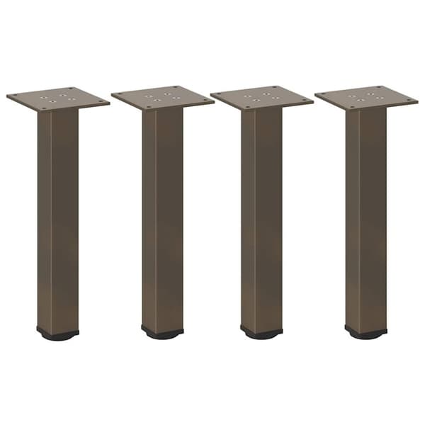 vidaXL sofabordben 4 stk. naturstål 30-32 cm stål