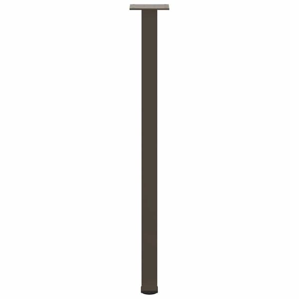 vidaXL Konsolipöydän jalat 4 kpl Luonnonvärinen teräs 72-74 cm Teräs