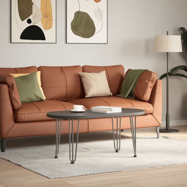 vidaXL Hiusneula jalat sohvapöydälle 4 kpl luonnonteräs 42cm umpiteräs