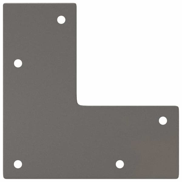 vidaXL Hårnålsben til salongbord 4 stk naturstål 10 cm massivt stål